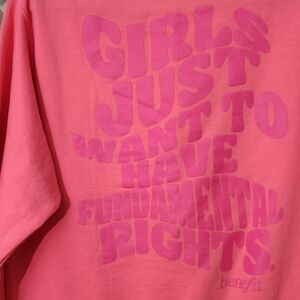 Benefit Cosmetics Hot Pink Sweatshirt